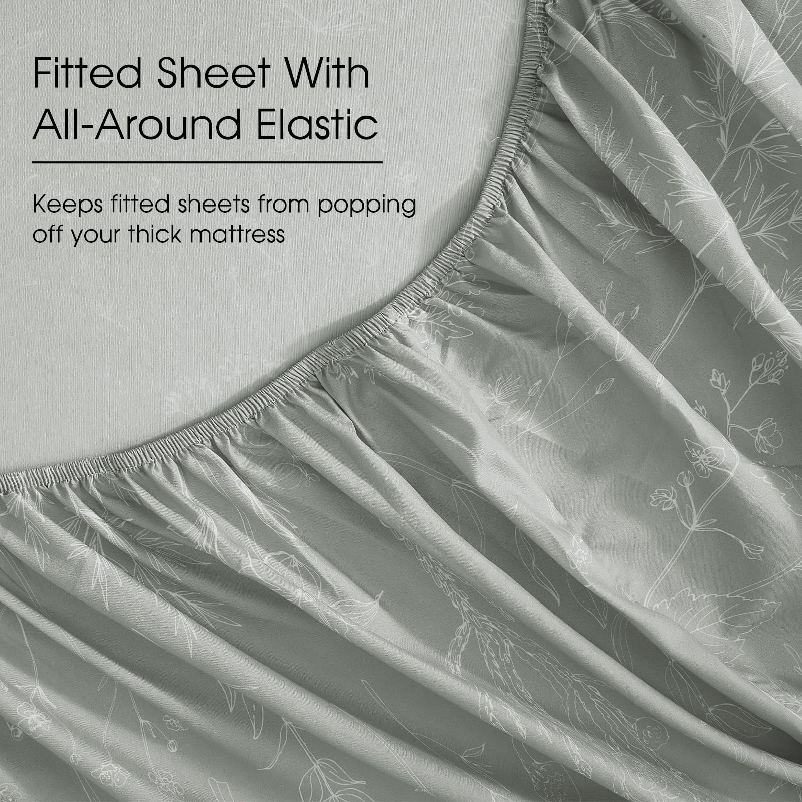 HYPREST styled bedroom with sheet set showing cohesive look and calming atmosphere