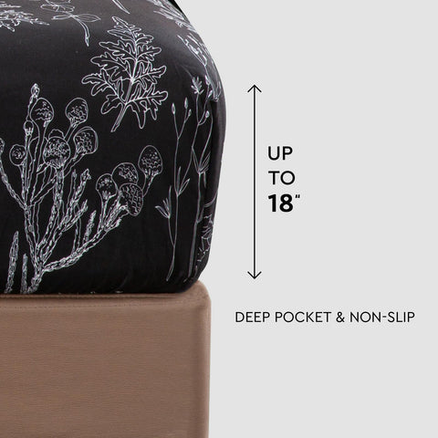 HYPREST microfiber weave close-up, silky texture that stays soft wash after wash
