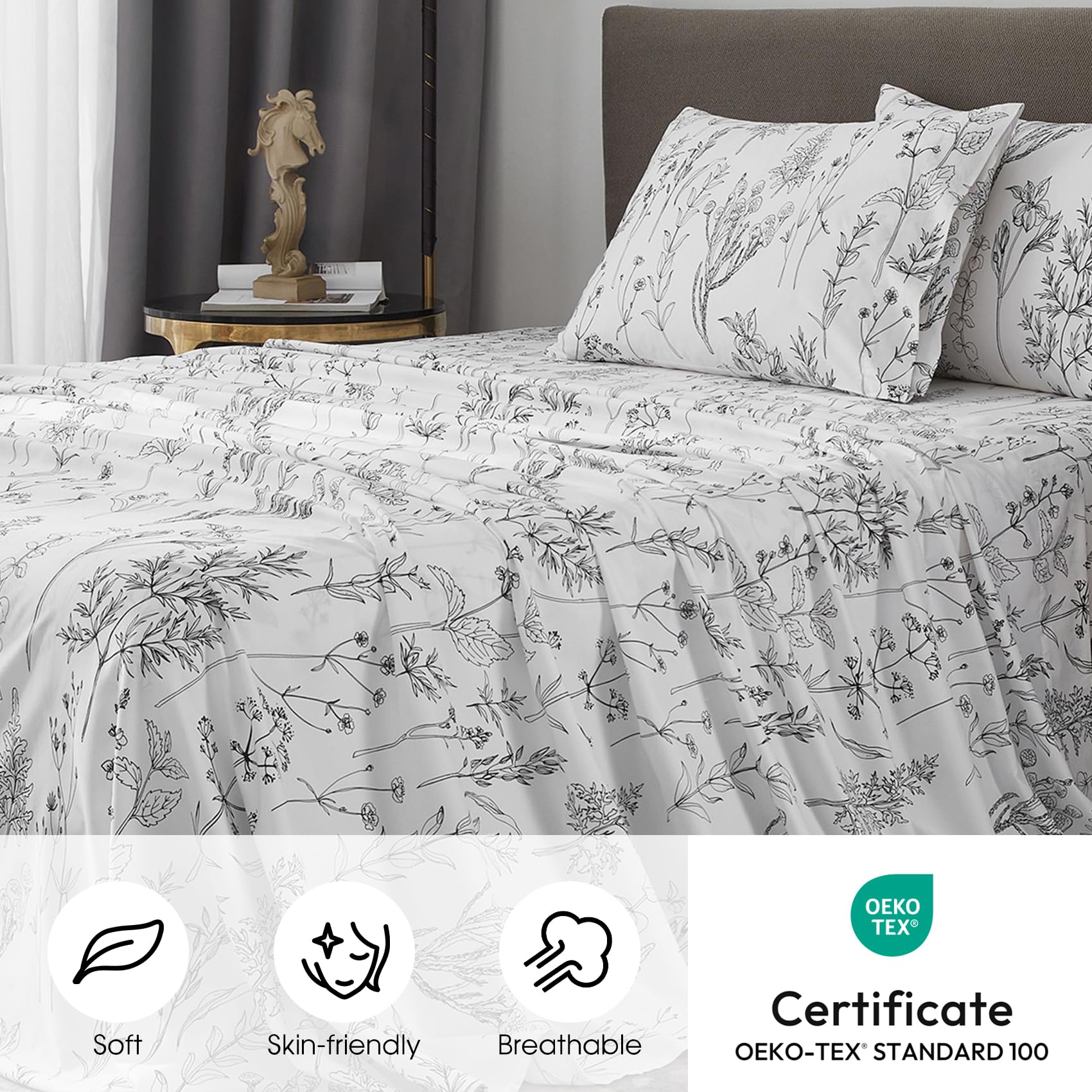 HYPREST close-up microfiber texture highlighting softness and smooth feel