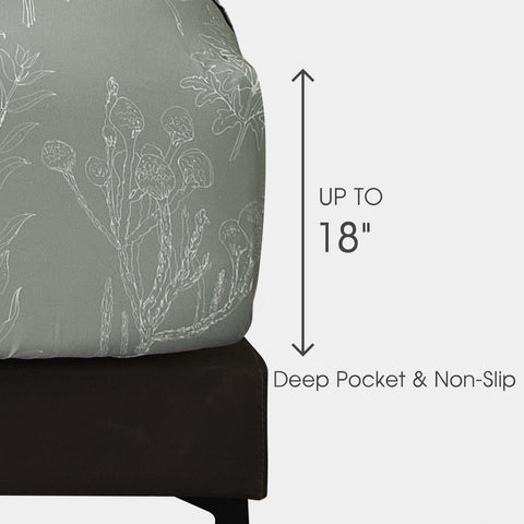 HYPREST microfiber texture close-up highlighting soft dense weave and durability benefit