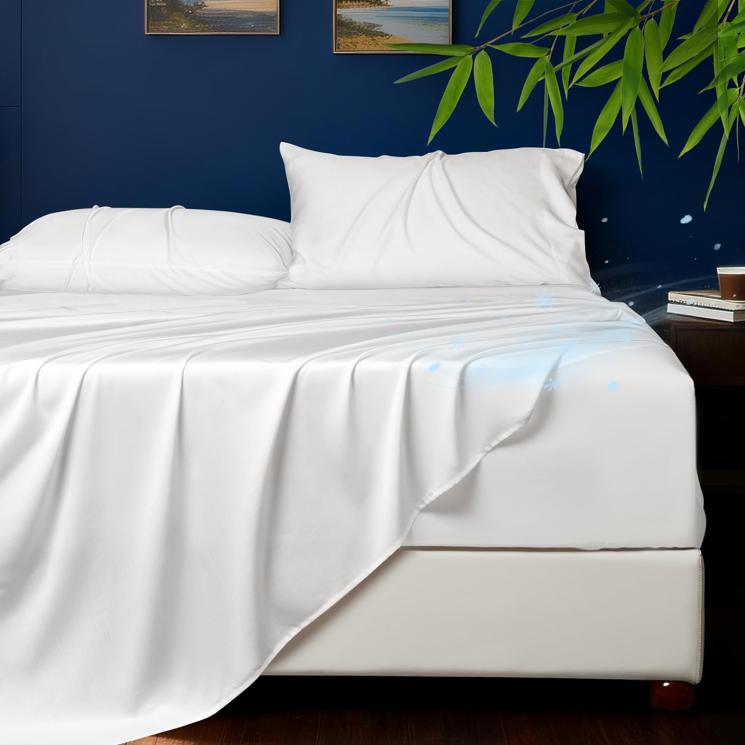 HYPREST king sheet set front packaging showing contents and benefits