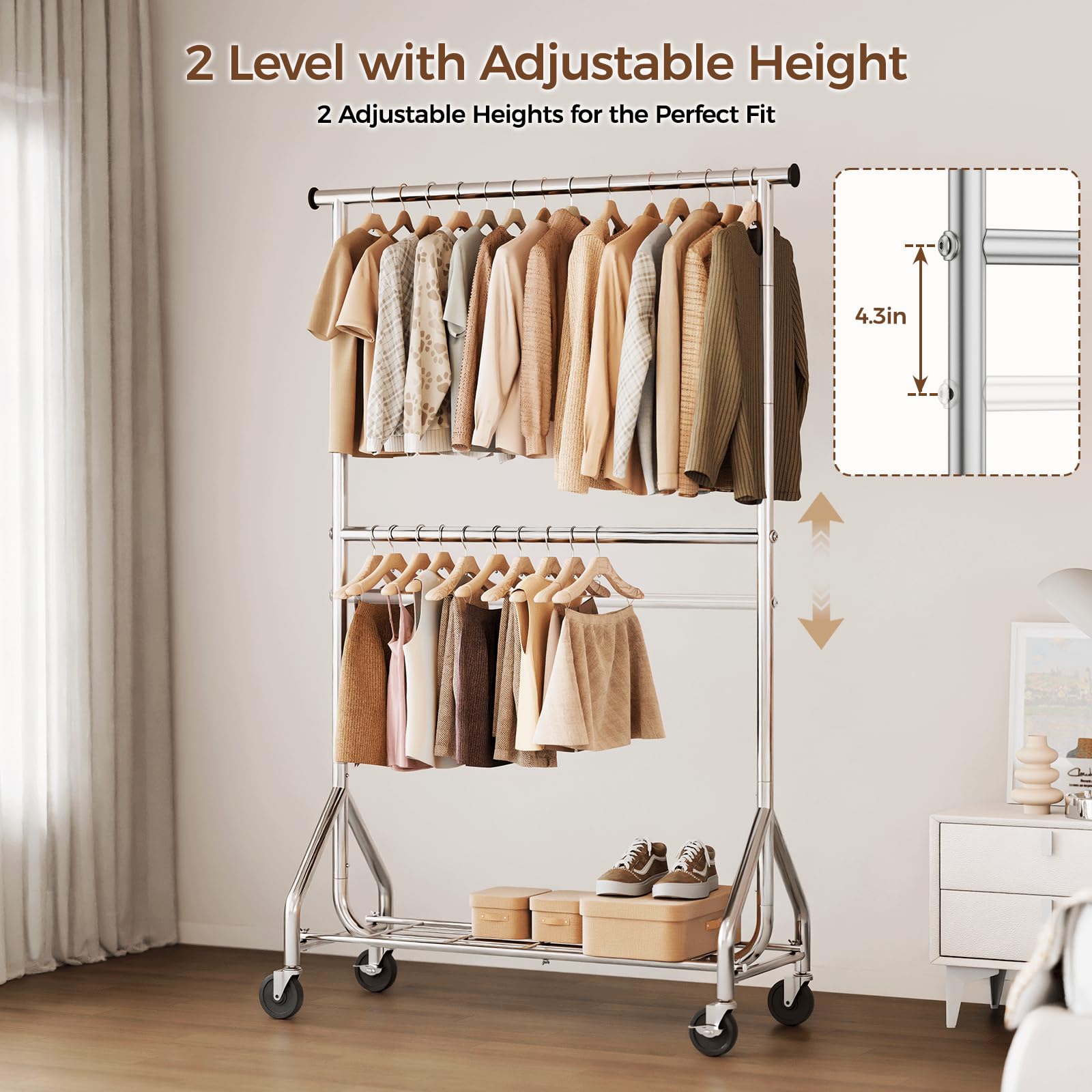 HYSEYY mesh shelf detail highlighting storage and ventilation benefit
