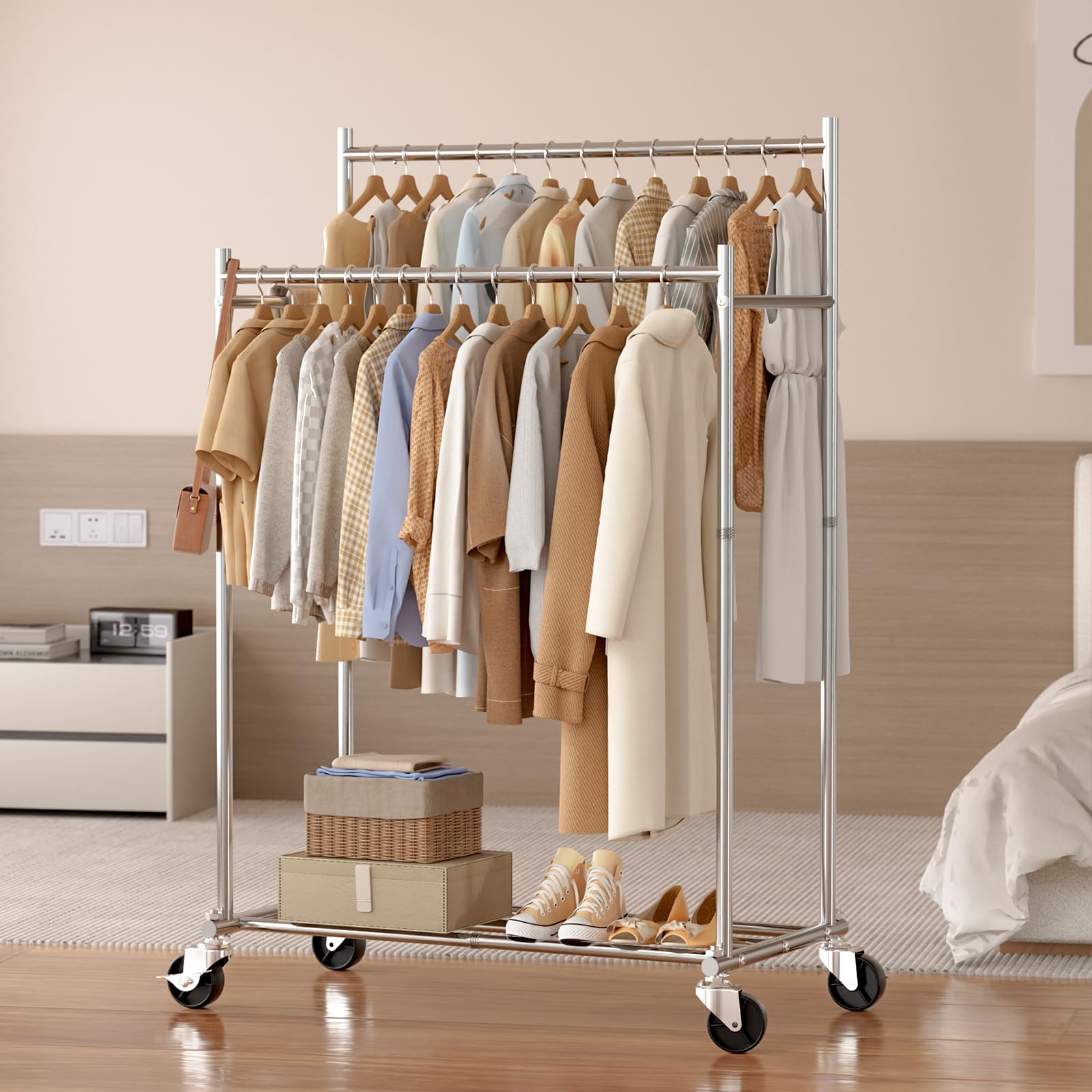 HYSEYY rack used in retail display showing professional presentation and versatile use
