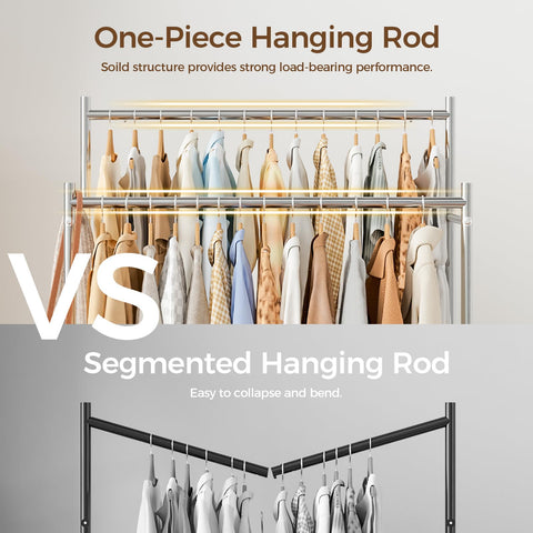 HYSEYY rack next to person showing footprint and scale for room planning benefit