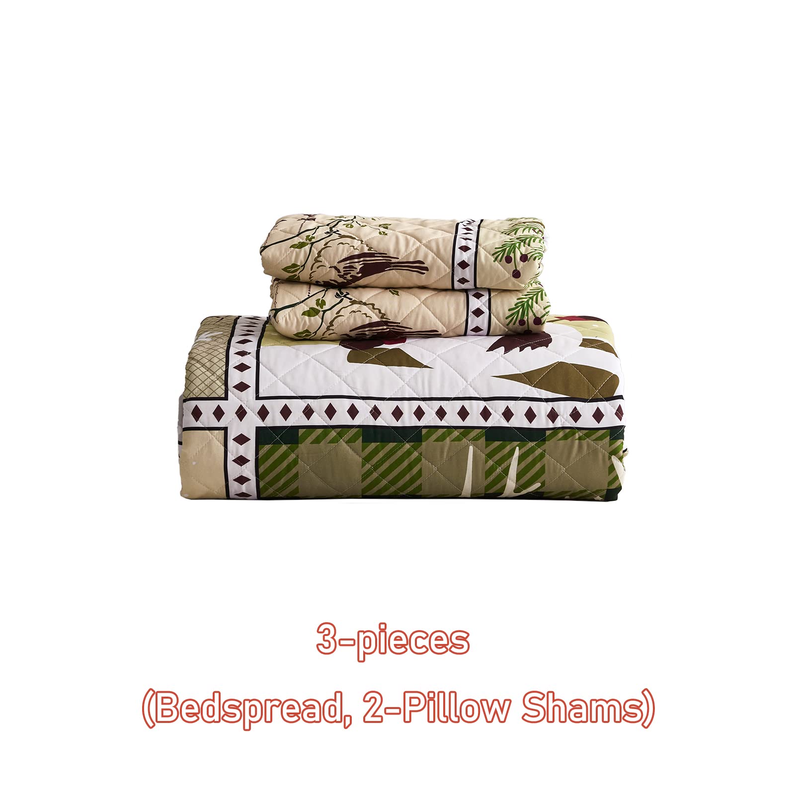 HZ & HY folded bedspread ready for storage showing easy care convenience
