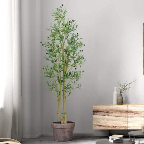 HZXGCP tree beside chair for scale showing ideal height and easy placement benefit