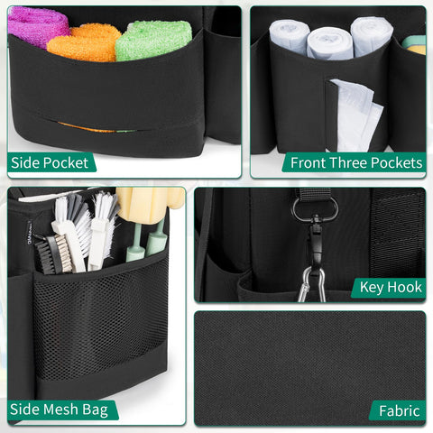 IBVIVIC front slitted pocket with pull-out trash bag for neat waste disposal on the go