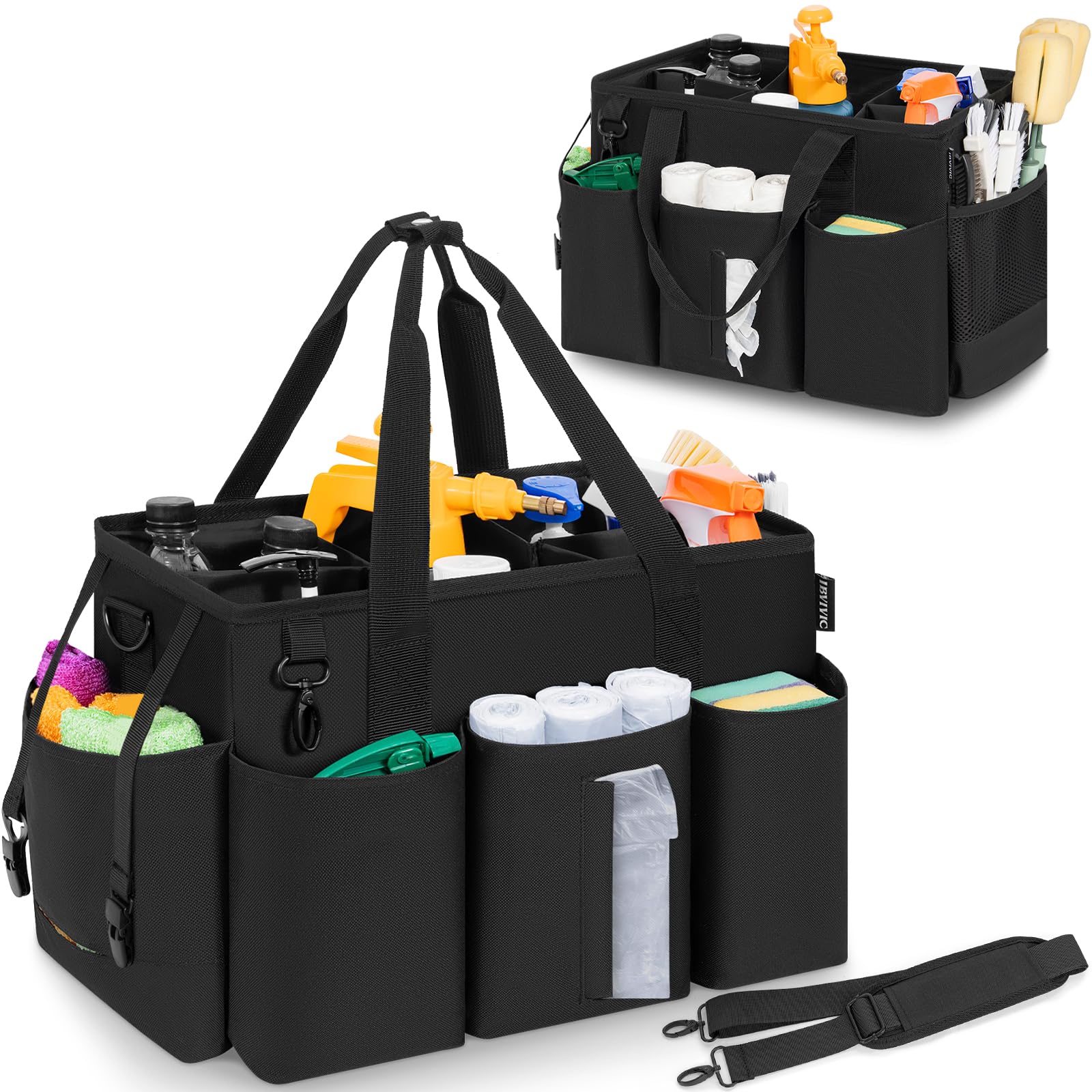 IBVIVIC in a kitchen cleaning scene showing practical use and organized supplies