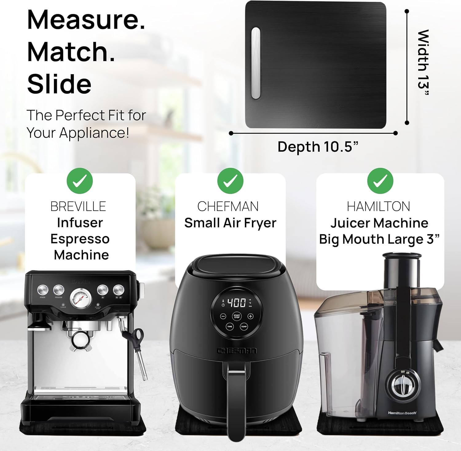 Ibyx size comparison next to mug demonstrates compact 13x10.5 inch footprint