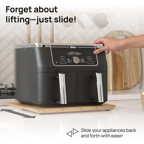 Ibyx close-up of smooth wheel assembly preventing scratches and enabling quiet movement