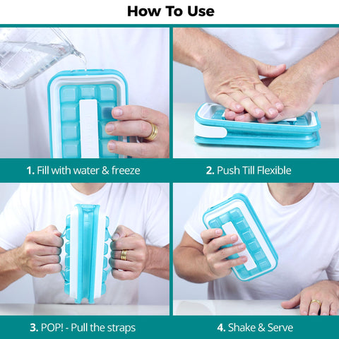 ICEBREAKER next to water bottle showing compact size and space-saving benefit