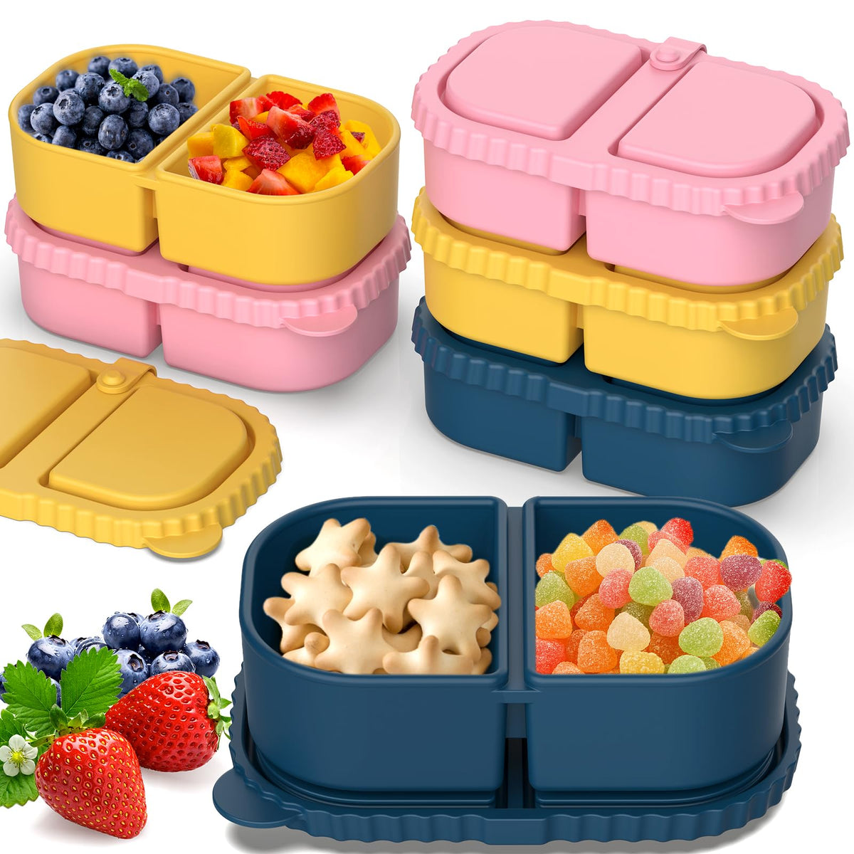 ICEROYCE front view of six-pack containers showing compact portable design