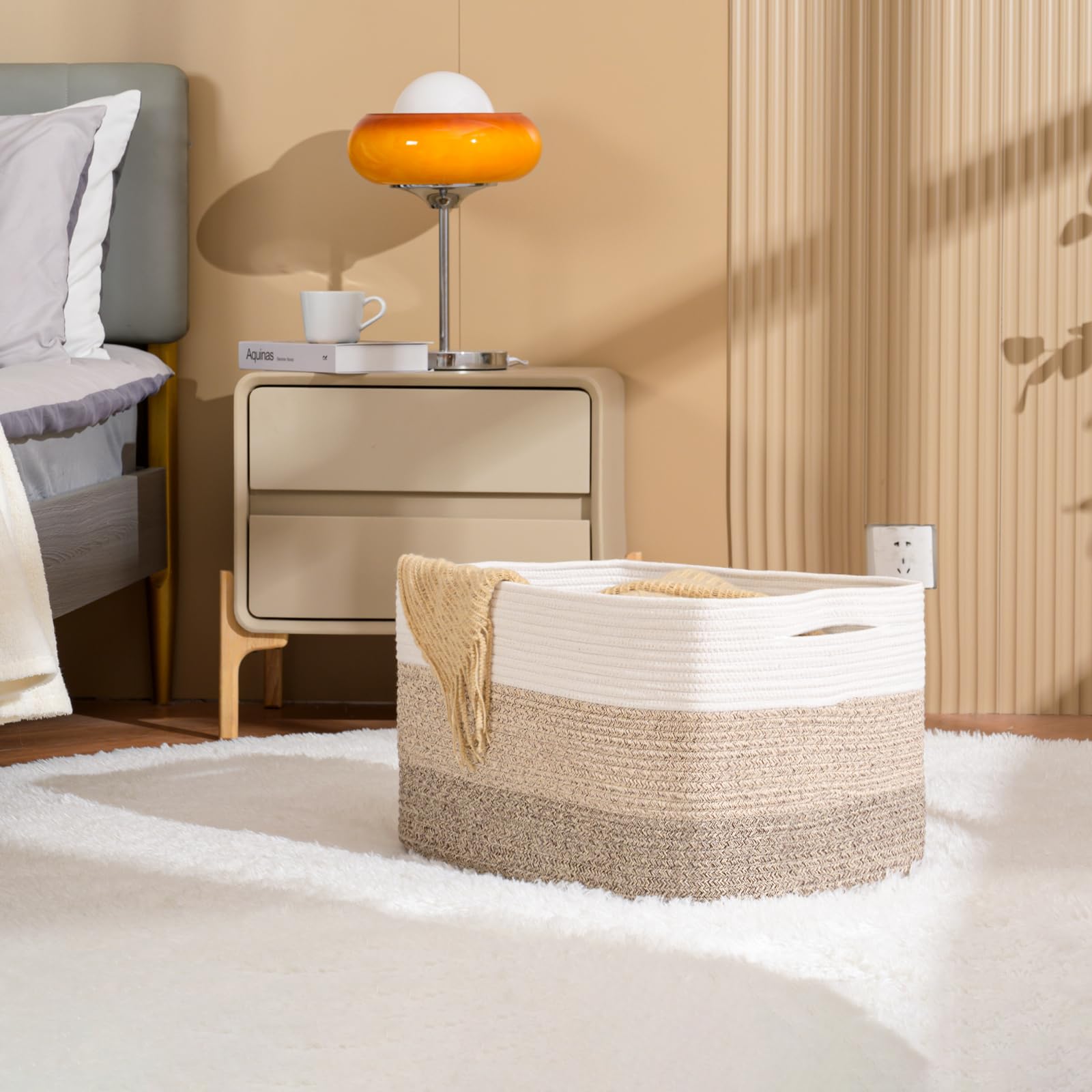 ICERZCZ close-up of woven cotton rope texture highlighting durability