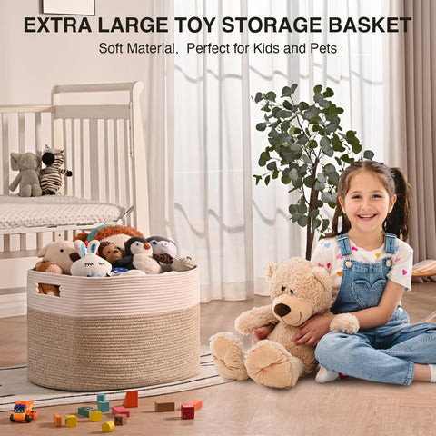 ICERZCZ basket beside sofa showing scale and space-saving benefit