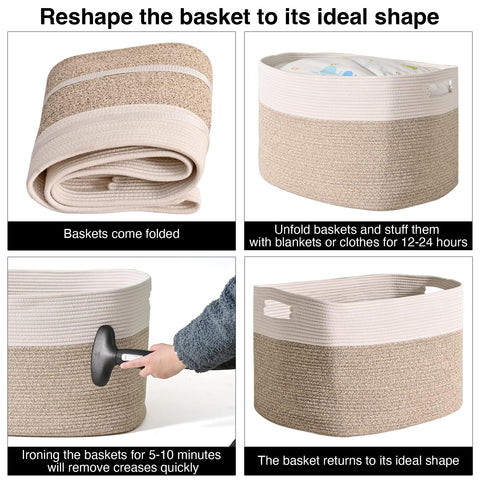 ICERZCZ basket being hand washed showing easy-care convenience benefit