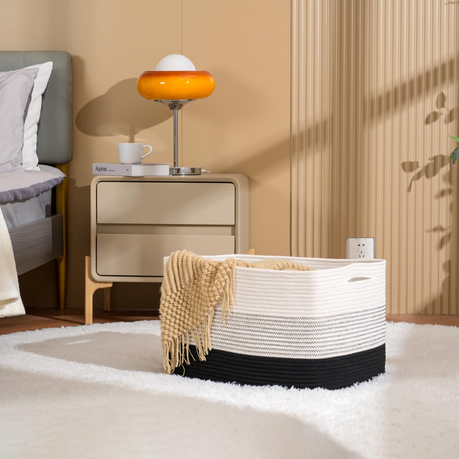 ICERZCZ close-up of woven cotton rope texture for durable look