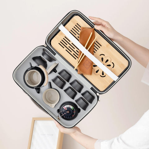 ICHAG travel bag packed displaying neat storage and easy transport