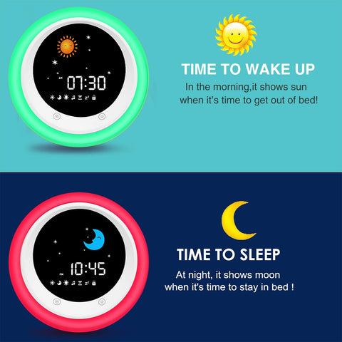 I·CODE close-up of display highlighting moon icon and easy-to-read graphics
