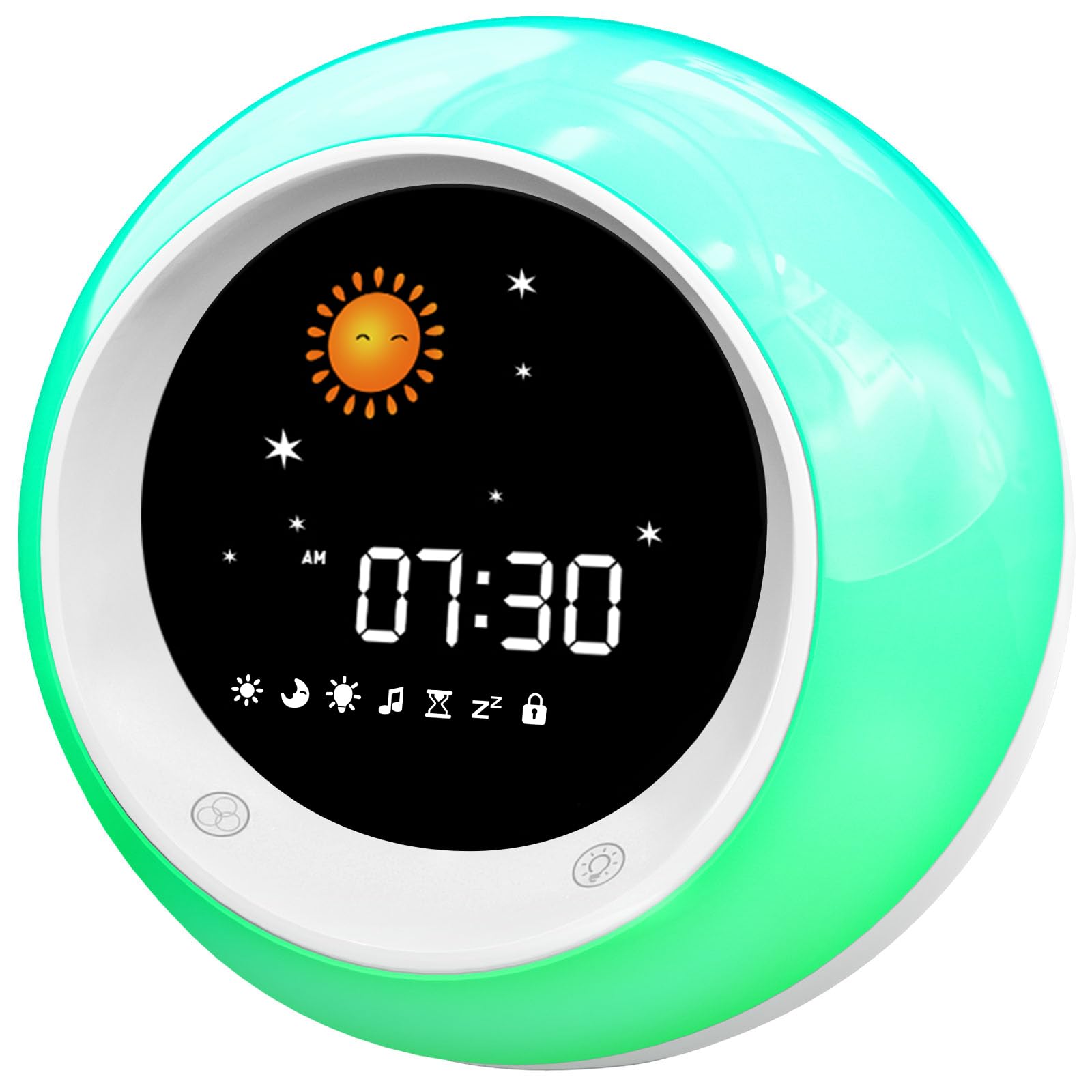 I·CODE front view showing sun moon icons and simple controls for routine training