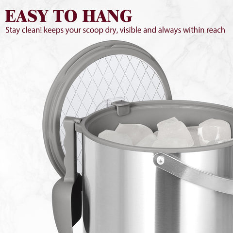 I·CODE ice bucket on party table keeping drinks cold and guests served