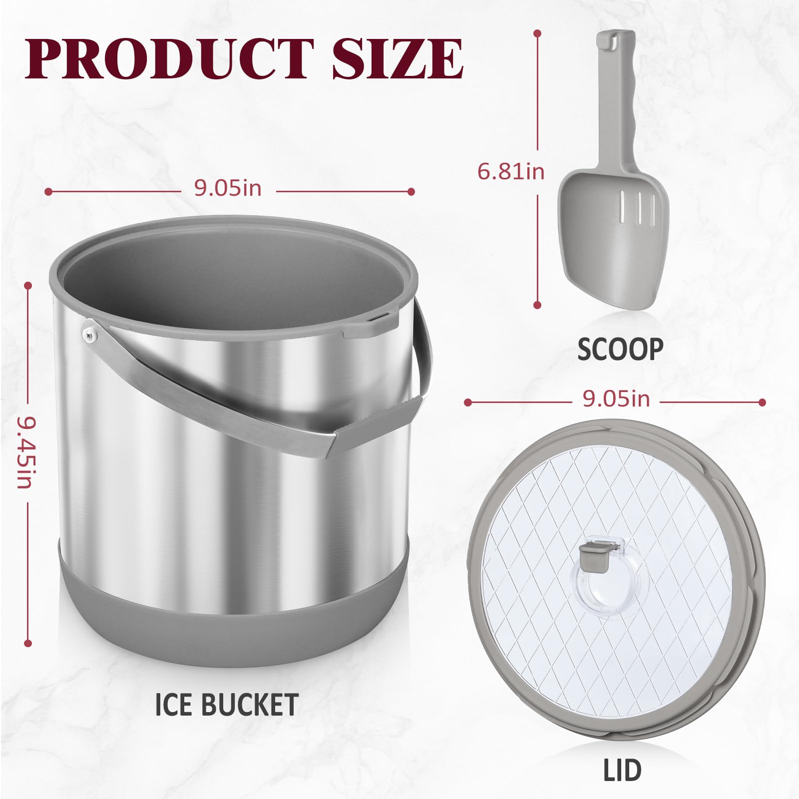 I·CODE ice bucket at outdoor picnic demonstrating portability and durability