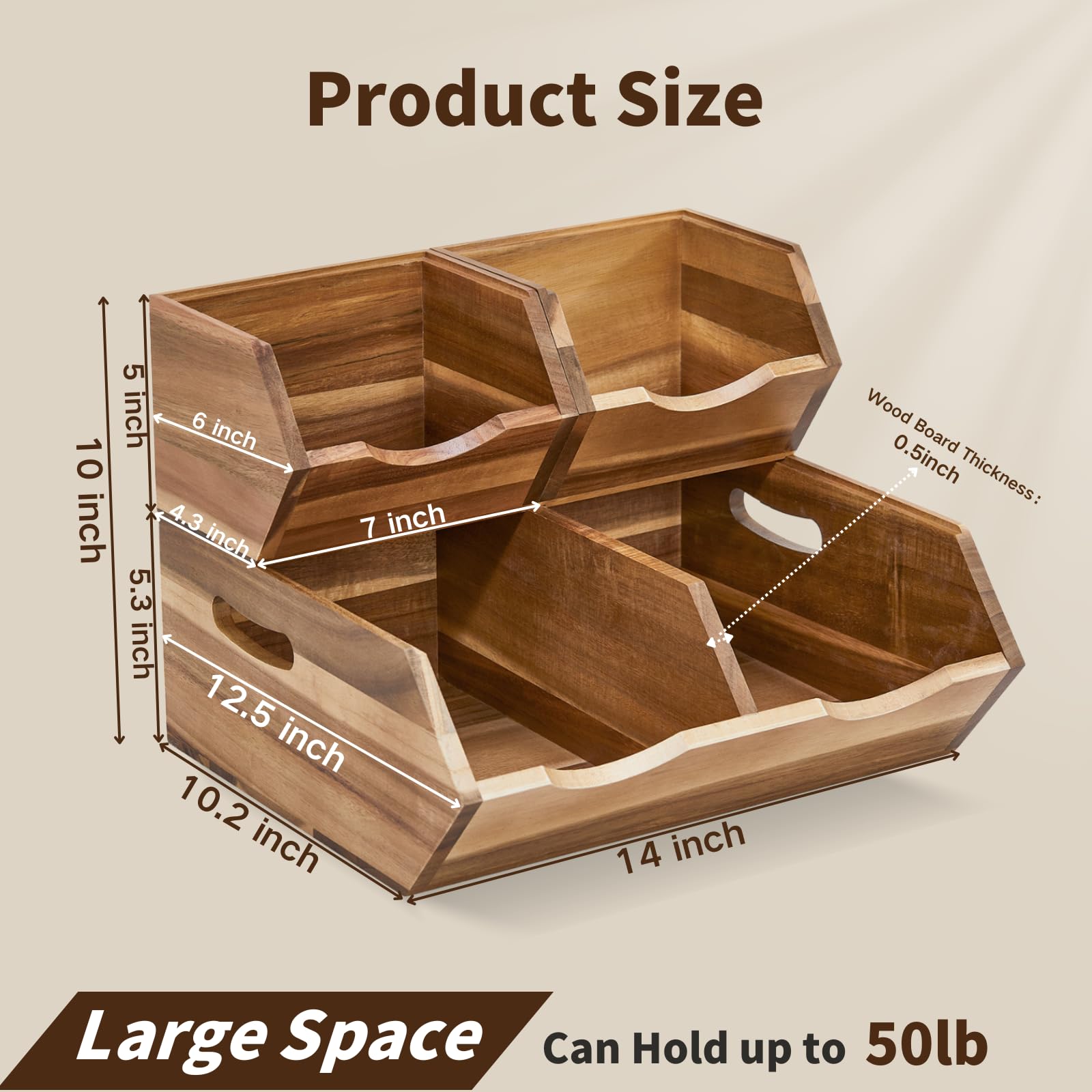 ICOHOT size comparison with fruits showing capacity and scale benefit