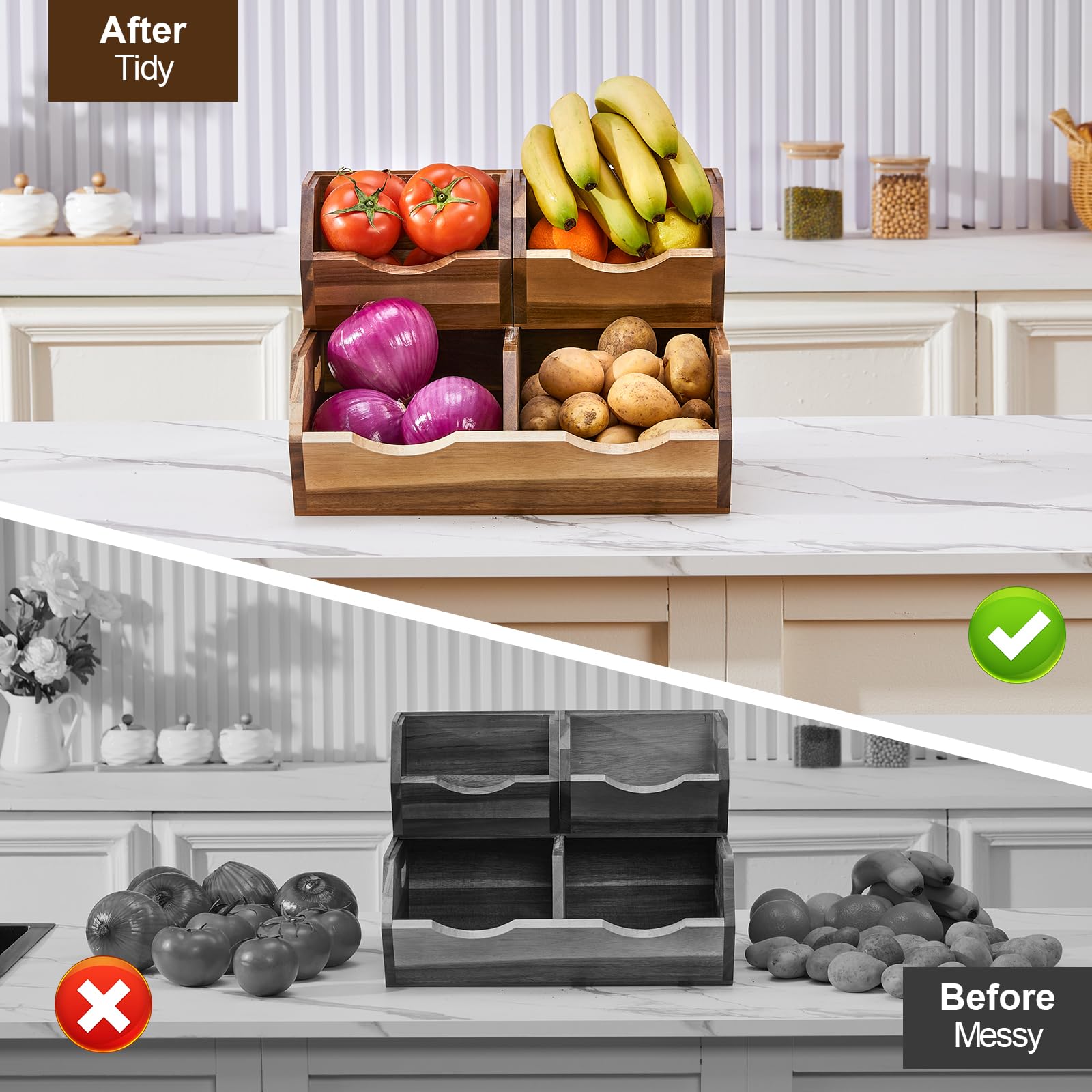 ICOHOT side profile showing slim footprint to maximize shelf space