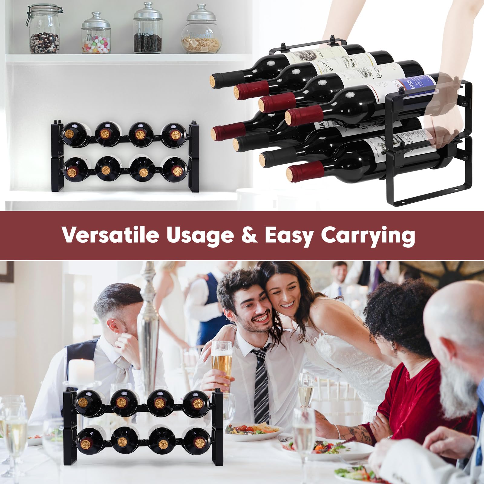 ICOHOT size comparison with a standard bottle illustrates compact footprint