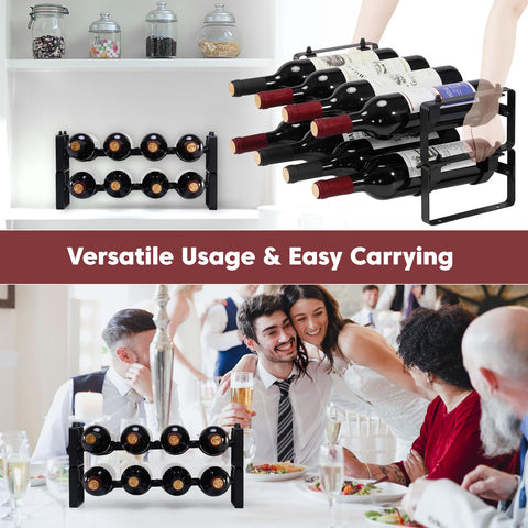 ICOHOT size comparison with a standard bottle illustrates compact footprint