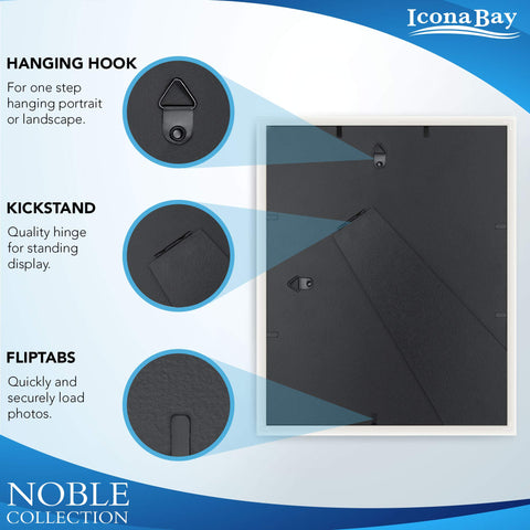 Icona Bay easel kickstand deployed showing tabletop display and steady support