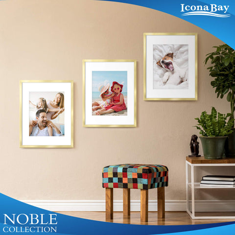 Icona Bay framed photos on gallery wall demonstrating coordinated look