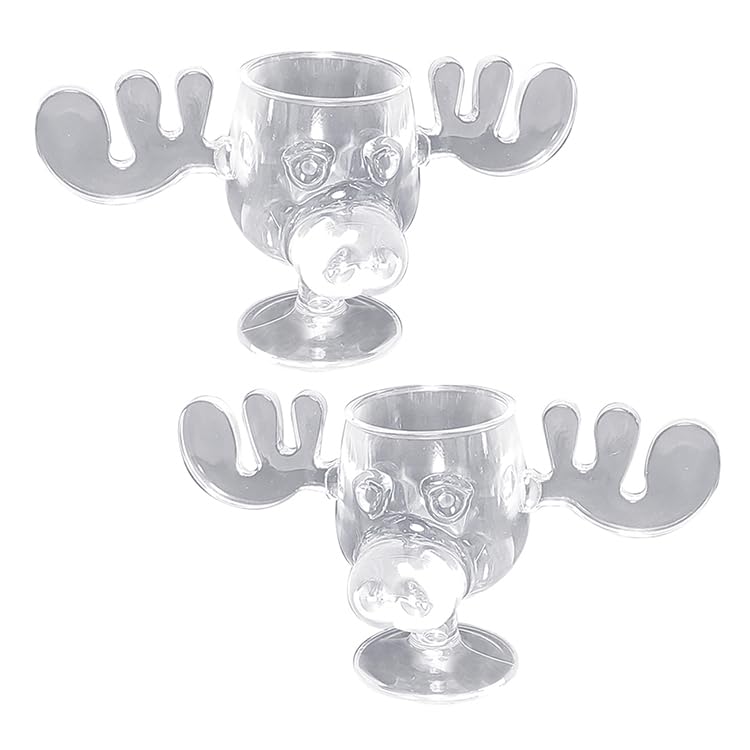 ICUP moose mug antler handle closeup highlighting grip and festive detail