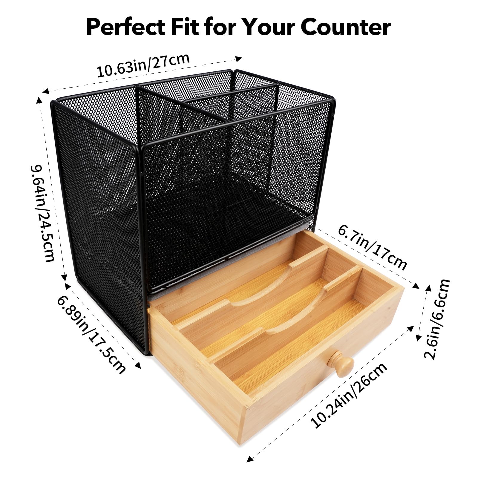 Idcymoul used as coffee station organizer showing versatile storage and tidy benefit
