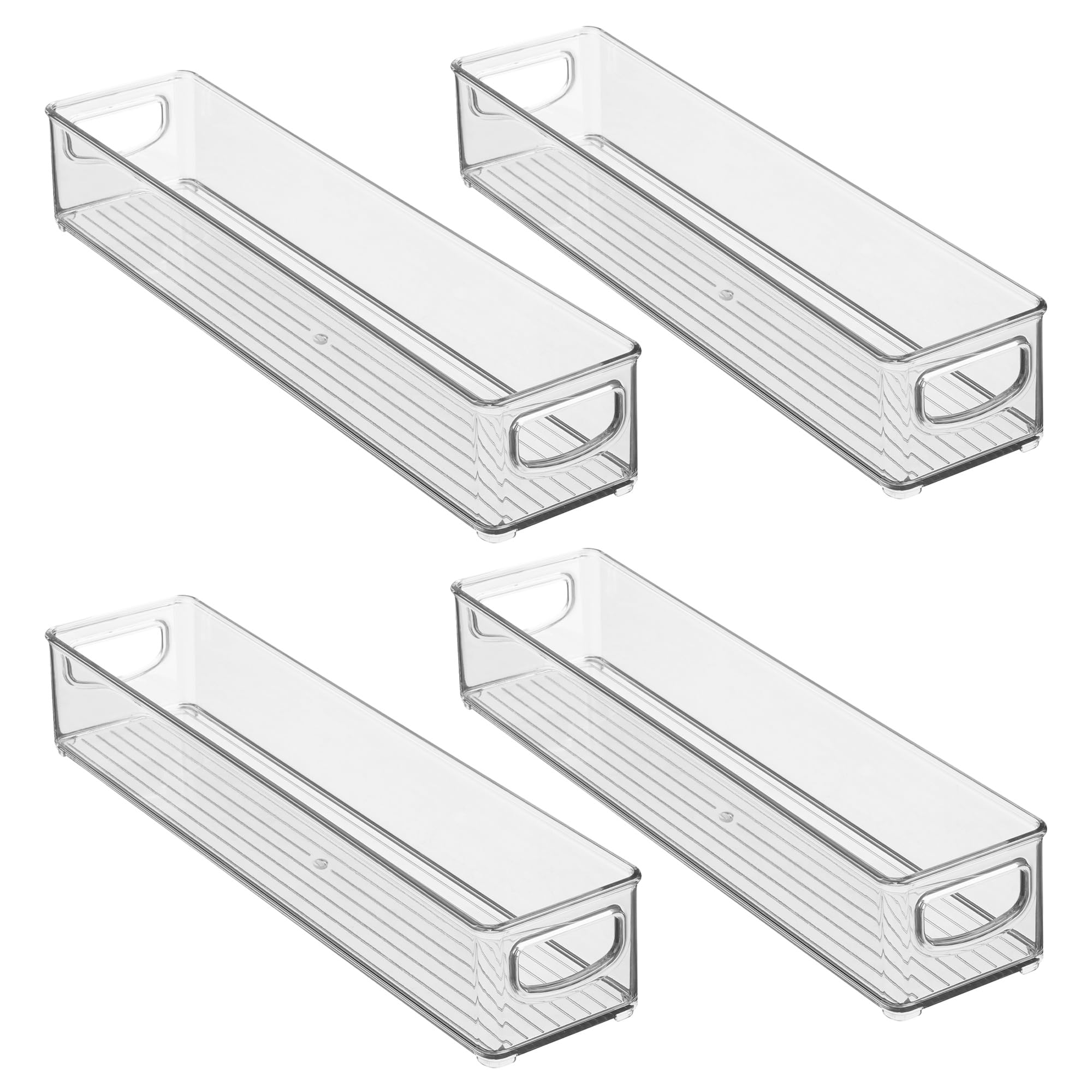 iDesign used in bathroom organizing toiletries for tidiness