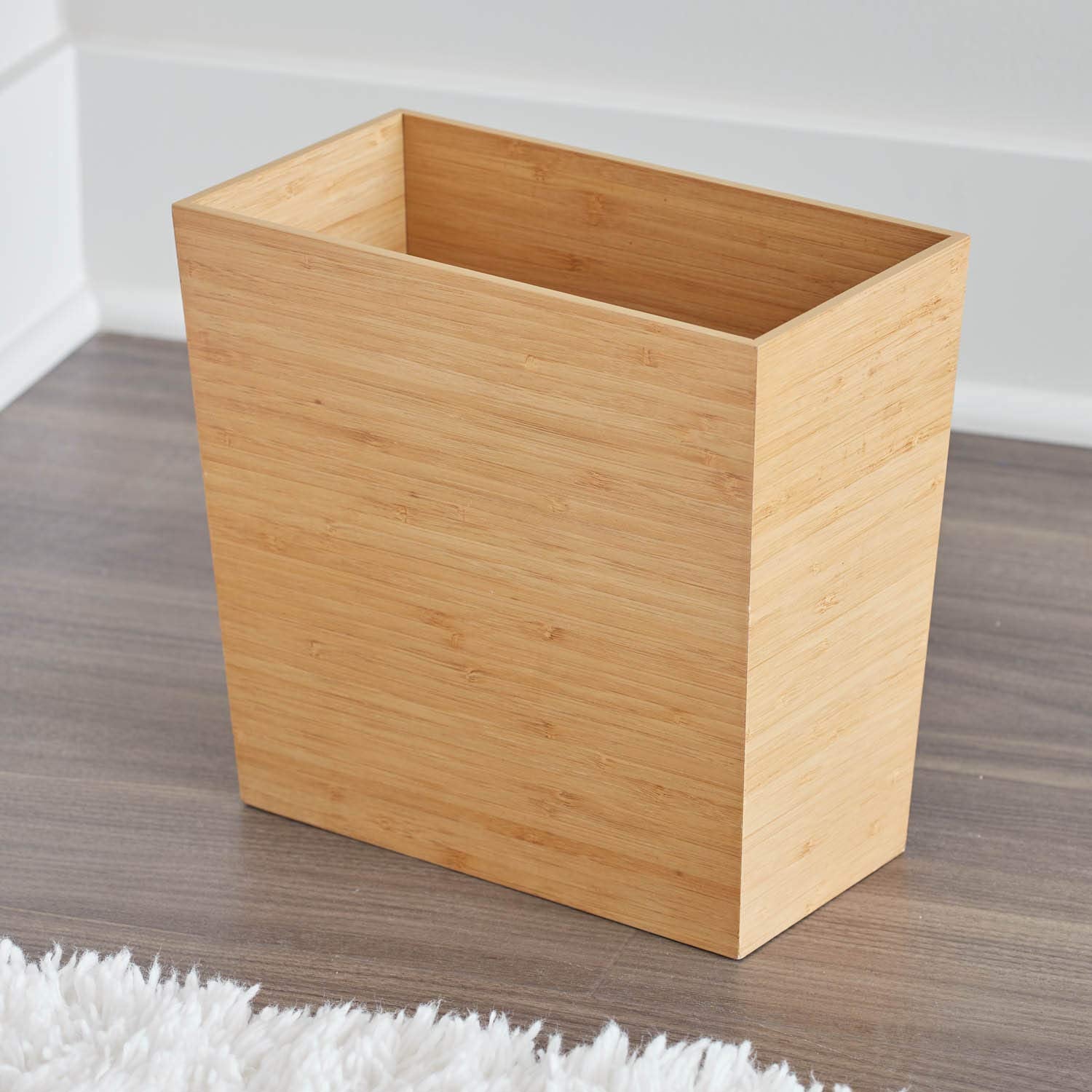 iDesign Formbu tucked along cabinet gap demonstrating space-saving fit