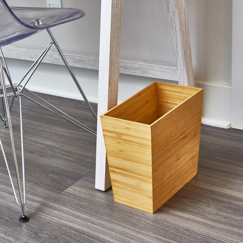 iDesign Formbu in bathroom setting providing discreet trash solution