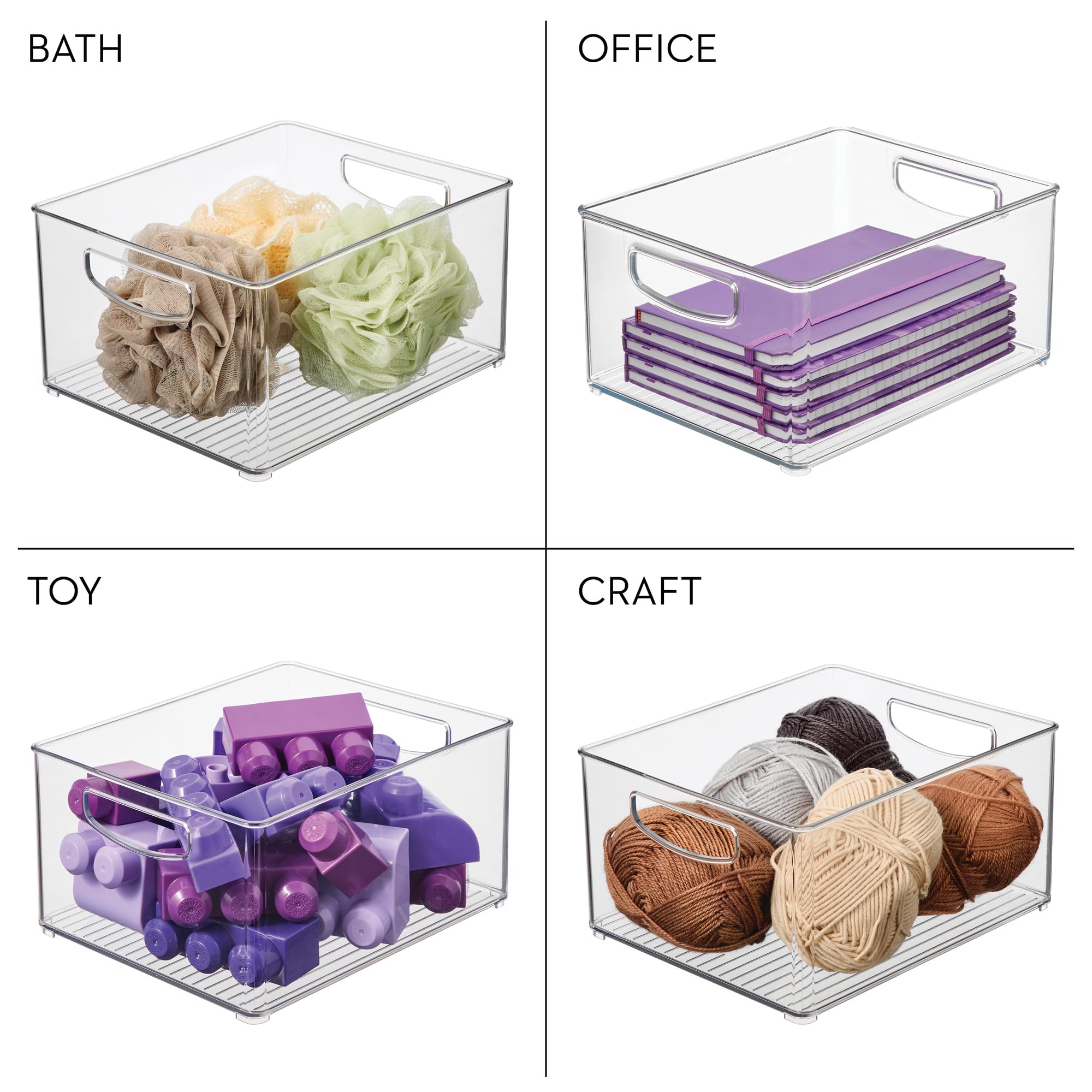 iDesign bin used in fridge demonstrating organized chilled storage benefit