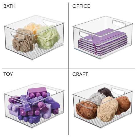 iDesign bin used in fridge demonstrating organized chilled storage benefit