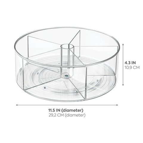 iDesign Linus close-up of rotating base showing smooth spin for faster reach