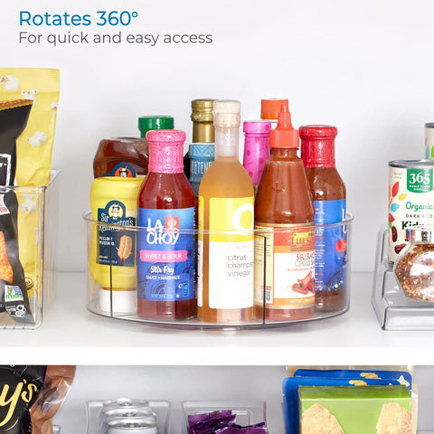iDesign Linus loaded in pantry showing organization and space-saving benefit