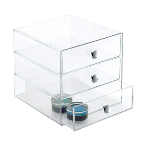 iDesign transparent side revealing contents for fast-item-visibility benefit