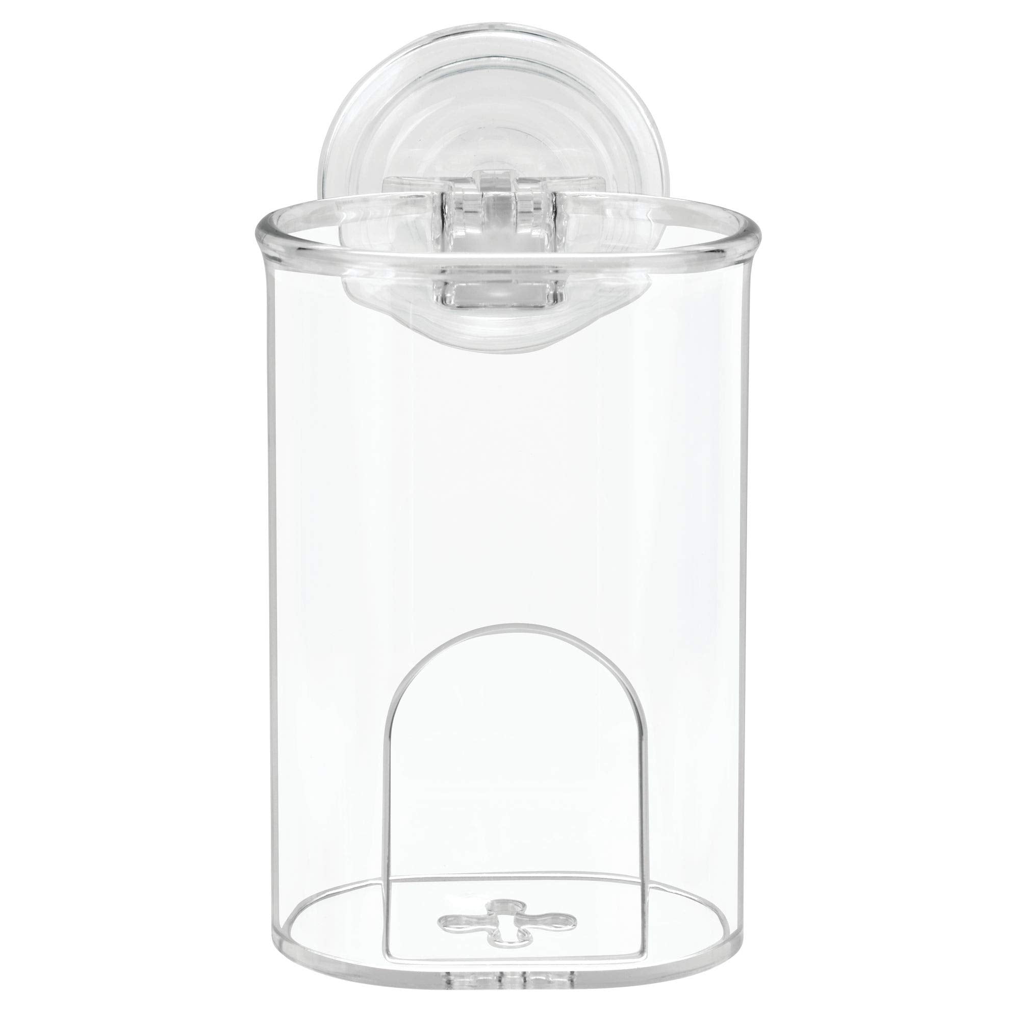 iDesign tumbler next to hand showing scale and compactness benefit