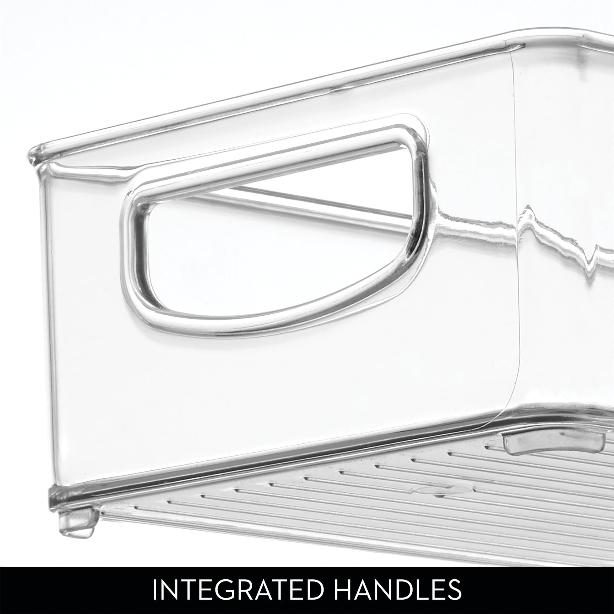 iDesign slim bin next to ruler showing 16 inch length for scale