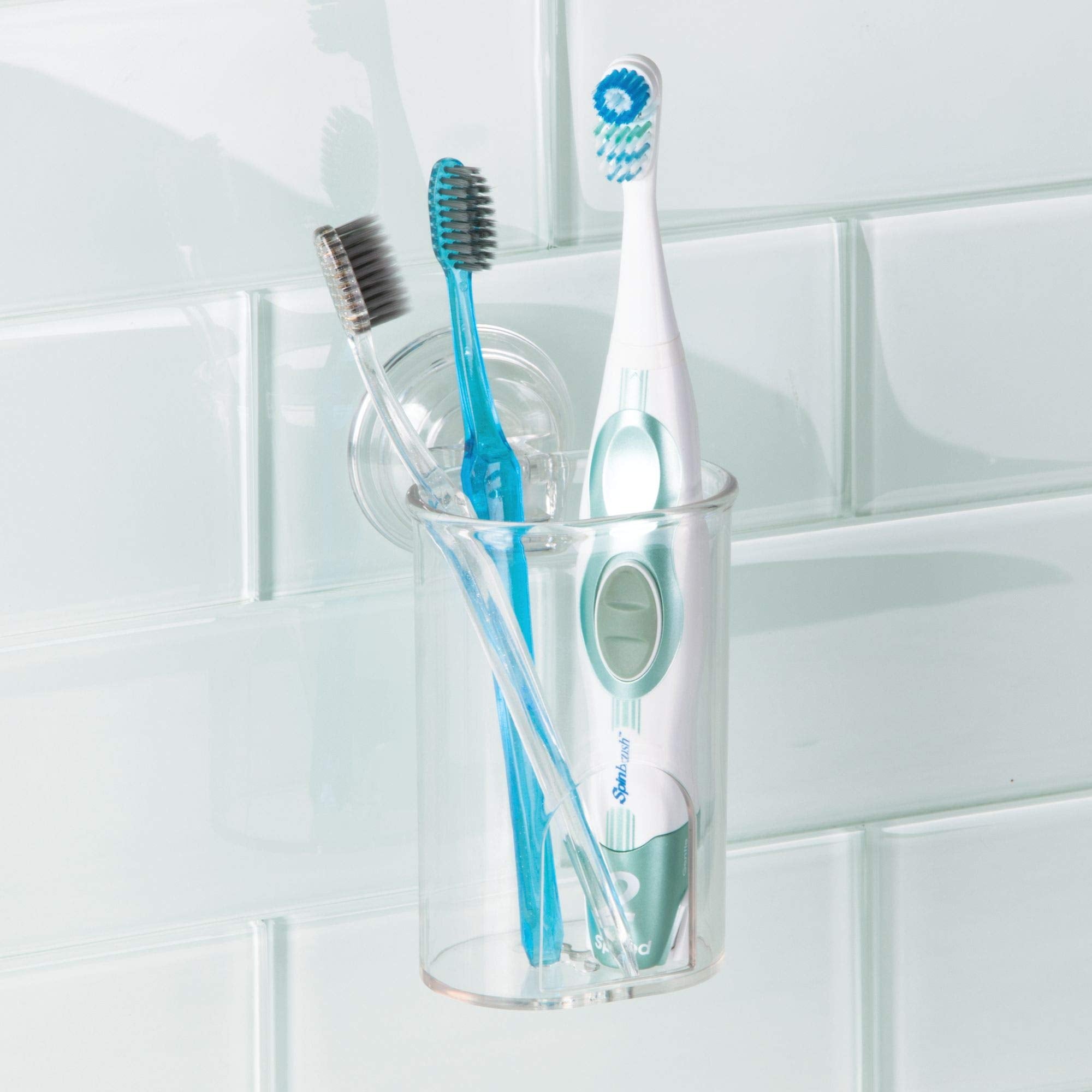 iDesign suction cup detail highlighting strong adhesion benefit