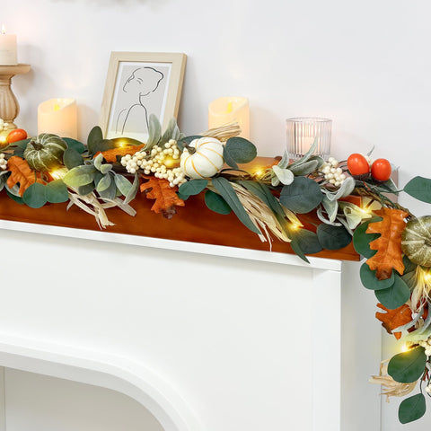 IDOGliitte+ garland stretched with ruler showing approximate six-foot length