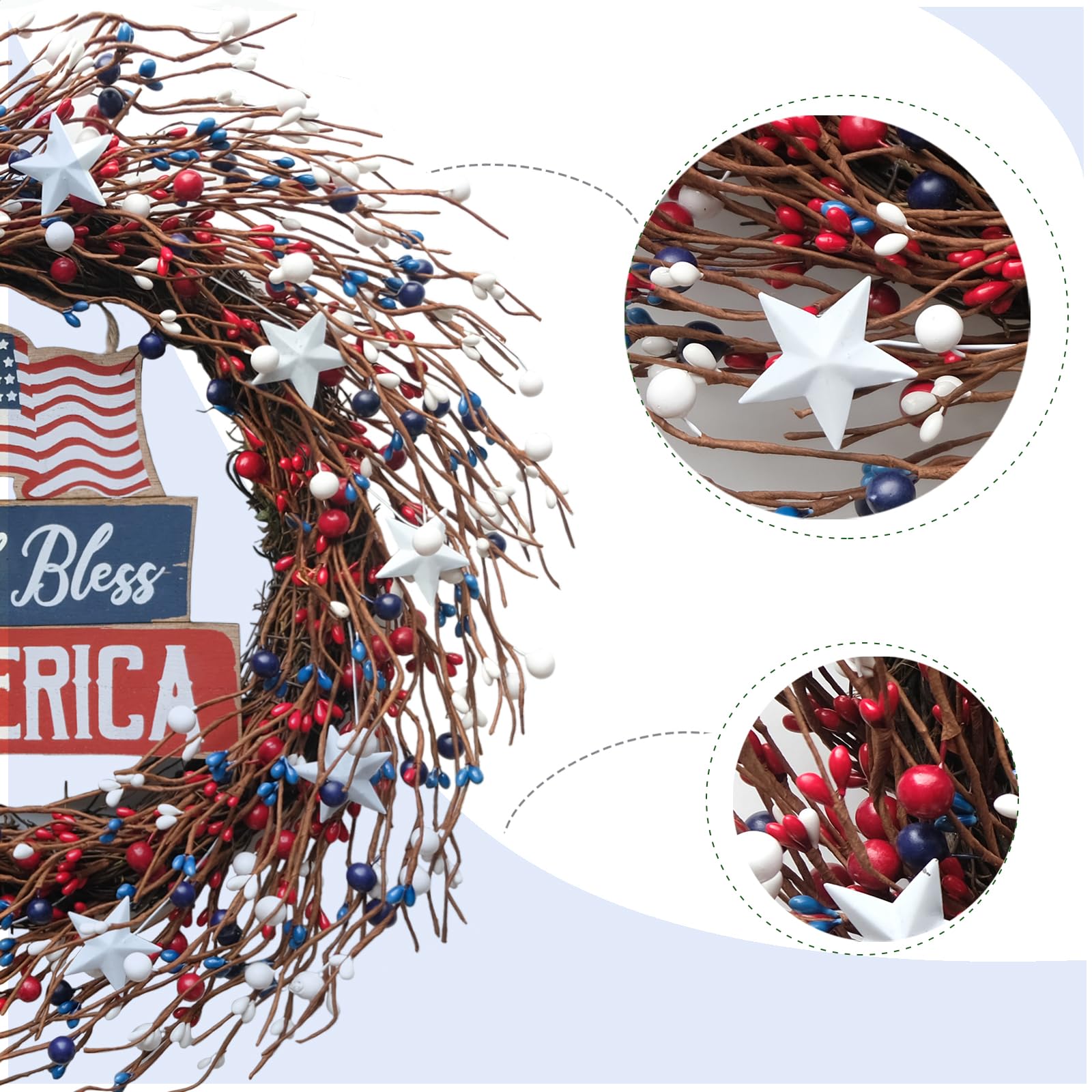 idyllic berry close-up highlighting texture and vibrant Americana colors
