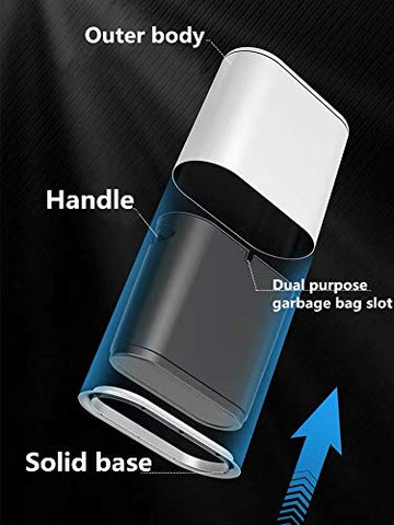IEEK wastebasket in bathroom setting offering tidy containment and neat appearance