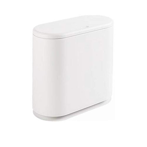 IEEK front view rectangular trash can showing slim profile and modern look