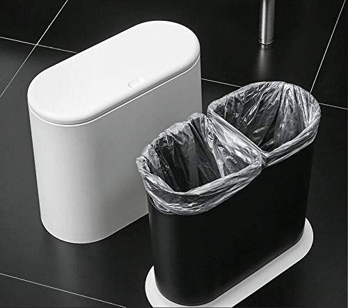 IEEK closeup of press top lid demonstrating easy one-hand use and odor control