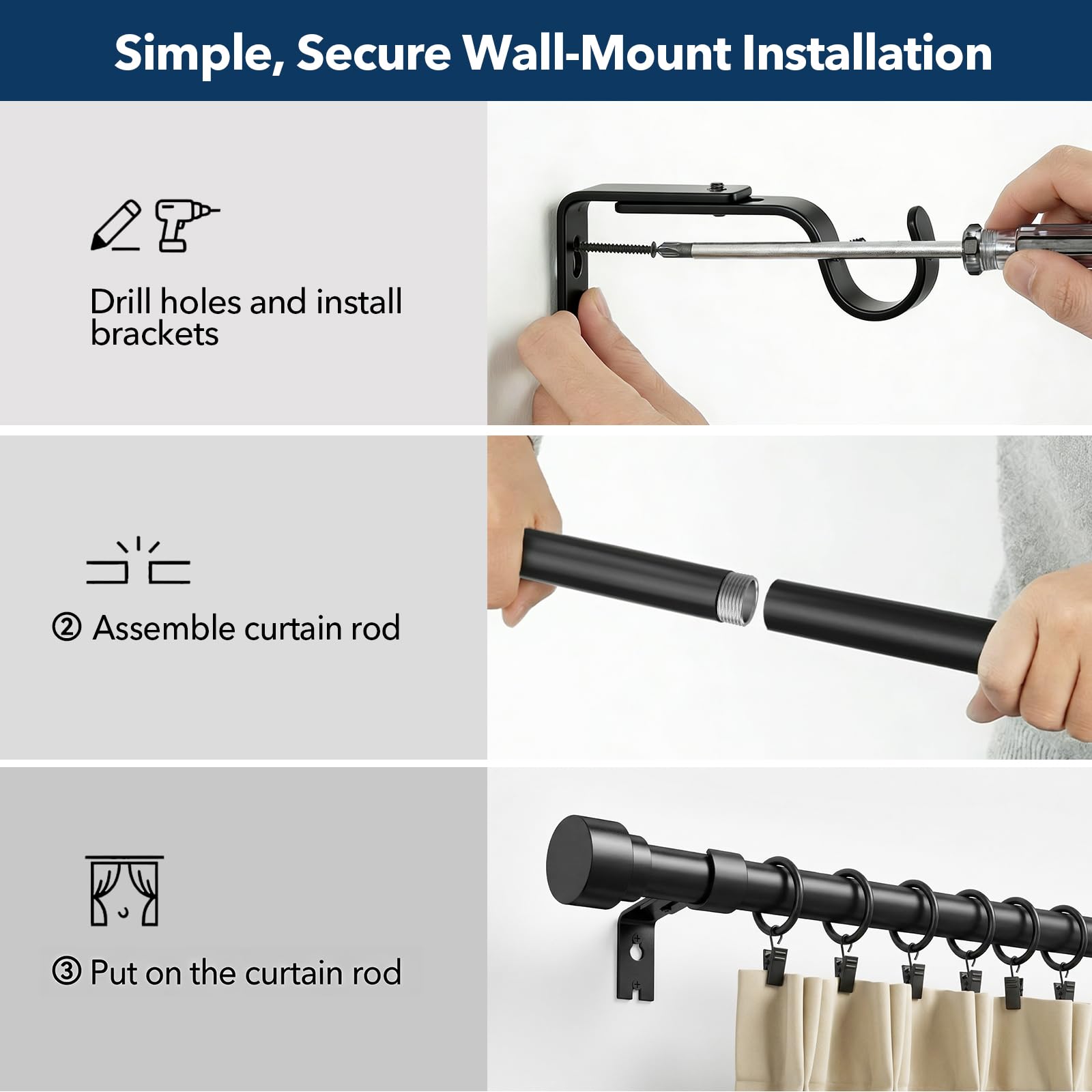 IFELS bracket and hardware laid out for easy installation and sturdy mounting
